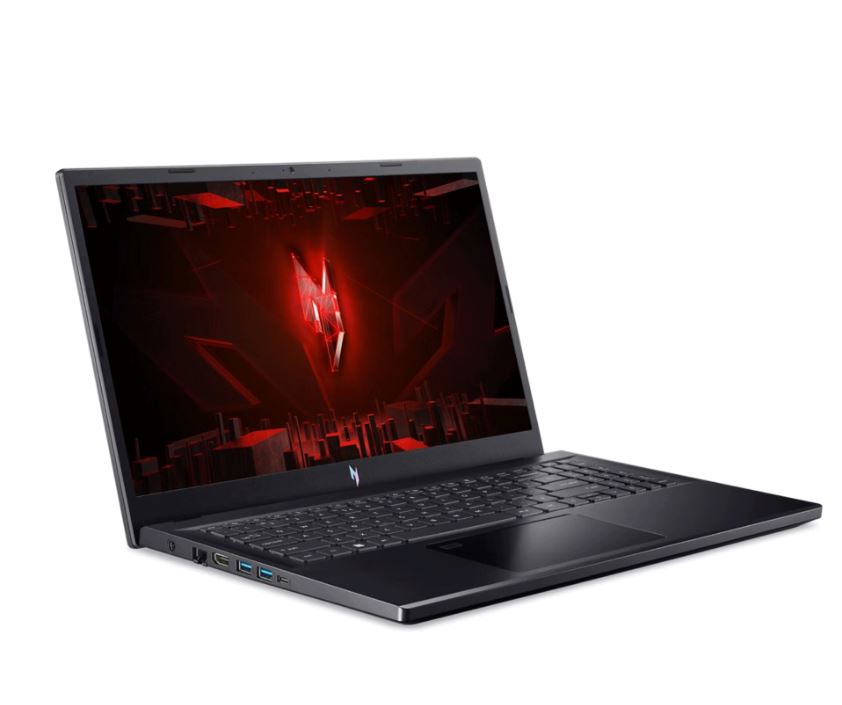 Acer Nitro V 15 Gaming Laptop Core i7-13620H 16GB RAM 512GB SSD NVIDIA GeForce RTX 4050 6GB 15.6" FHD IPS 144Hz (Win 11 Pro License) - Obsidian Black