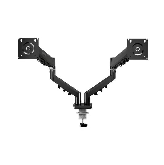 PAWA Double Gas Spring Computer Arm With 360º Rotation-Black