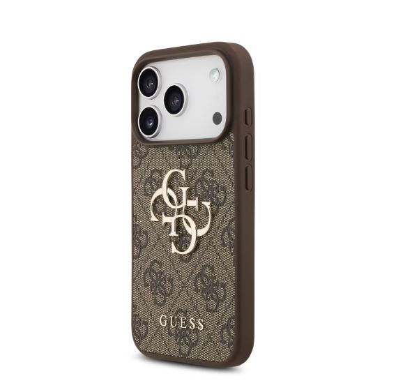 Guess 4G PU Leather Case With Big 4G & Classic Logo-iPhone 17 Pro Max