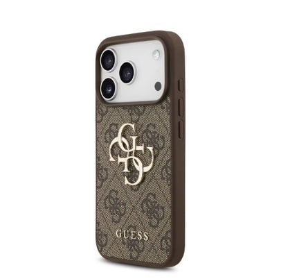 Guess 4G PU Leather Case With Big 4G & Classic Logo-iPhone 17 Pro Max
