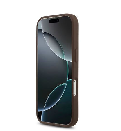 Guess 4G PU Leather Case With Big 4G & Classic Logo-iPhone 17 Pro Max