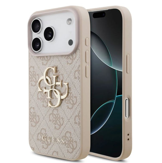 Guess MagSafe PU Leather Case With Big 4G & Classic Logo-iPhone 17 Pro