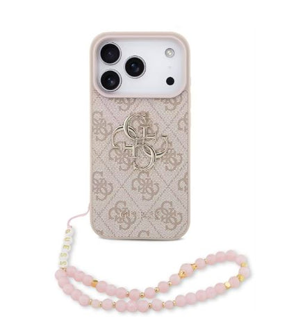 Guess 4G PU Leather Case With Big 4G & Classic Logo-iPhone 17 Pro Max
