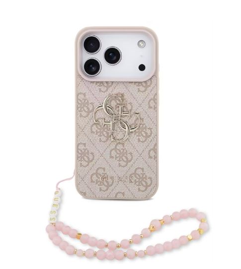 Guess 4G PU Leather Case With Big 4G & Classic Logo-iPhone 17 Pro Max