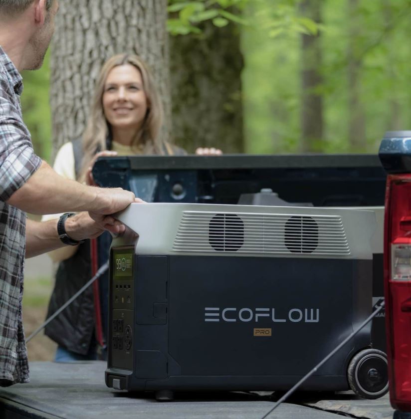 ECOFLOW DELTA Pro Solar Generator 3.6KWh with 2X400W Portable Solar Panel