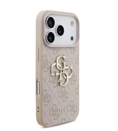 Guess 4G PU Leather Case With Big 4G & Classic Logo-iPhone 17 Pro Max