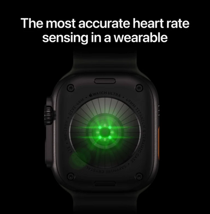 Apple Watch Ultra 4 GPS + Cell 49mm Natural Titanium Case with Translucent Grey Ocean Band