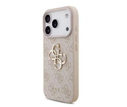 Guess 4G PU Leather Case With Big 4G & Classic Logo-iPhone 17 Pro Max