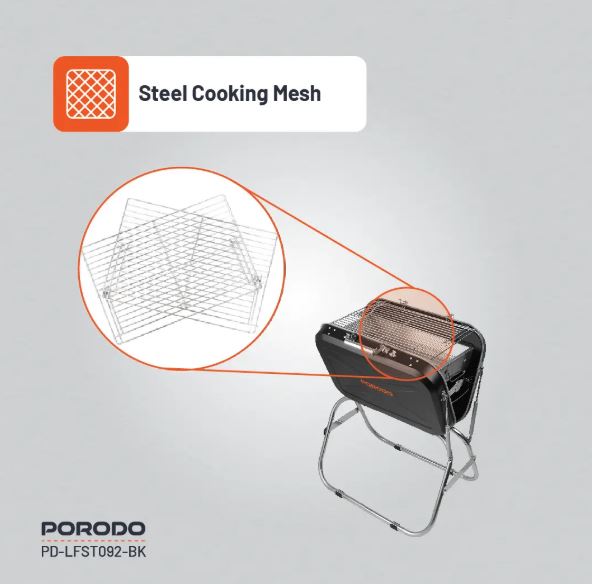 Porodo Lifestyle Portable Folding BBQ Grill
