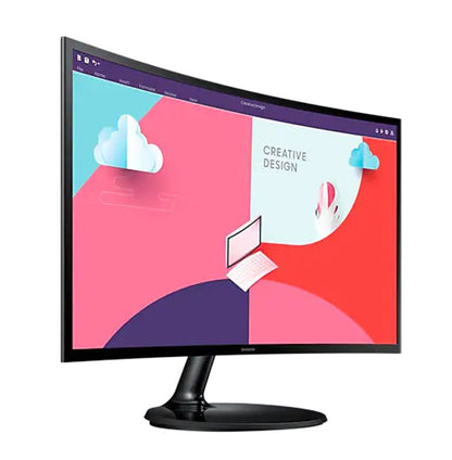 Samsung S3 S24C360EAM 24" VA 75Hz 4ms (GTG) FHD Essential 1800R Curved Monitor With AMD FreeSync