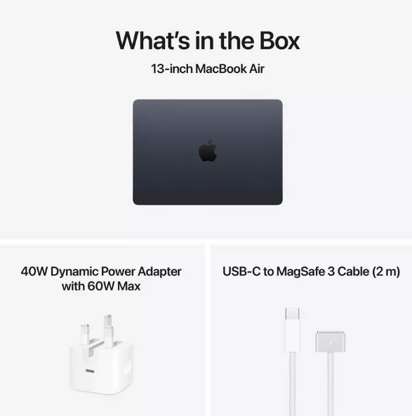 13-inch MacBook Air M5 10C CPU and 8C GPU 16GB 512GB SSD Midnight