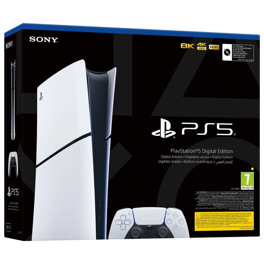 Sony PlayStation PS5 Slim Console Digital White