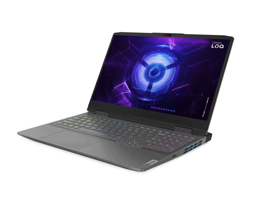 Lenovo Loq 15IRH8 Gaming Laptop Intel Core i7-13620H 16GB RAM 512GB SSD NVIDIA GeForce RTX 4050 6GB 15.6" FHD IPS 144Hz DOS - Storm Grey