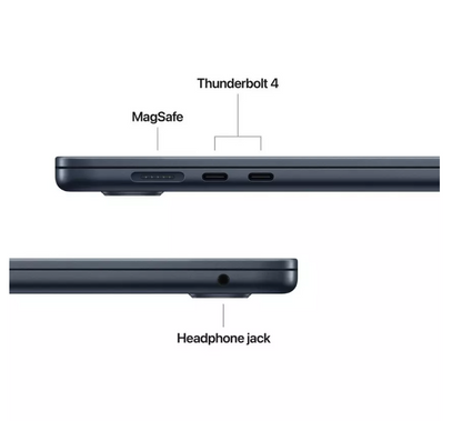 15-inch MacBook Air M5 10C CPU and 10C GPU 16GB 512GB SSD Midnight