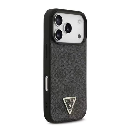 Guess MagSafe 4G PU Leather Case With Triangle Logo-iPhone 17 Pro