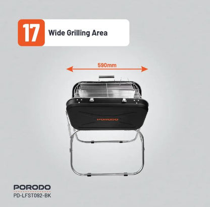 Porodo Lifestyle Portable Folding BBQ Grill