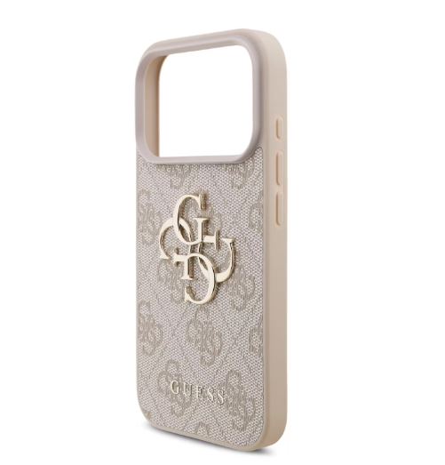 Guess 4G PU Leather Case With Big 4G & Classic Logo-iPhone 17 Pro Max