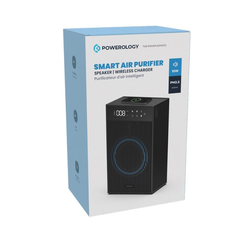 Powerology Smart Air Purifier - Black