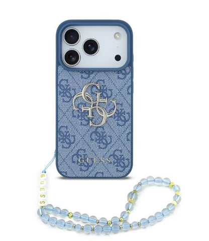 Guess 4G PU Leather Case With Big 4G & Classic Logo-iPhone 17 Pro Max
