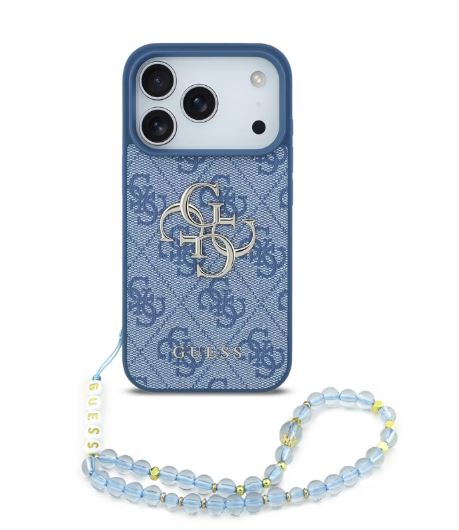 Guess 4G PU Leather Case With Big 4G & Classic Logo-iPhone 17 Pro