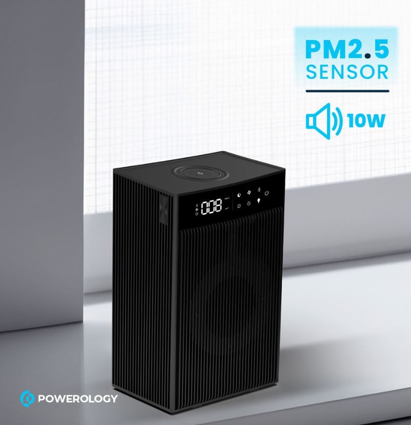 Powerology Smart Air Purifier - Black