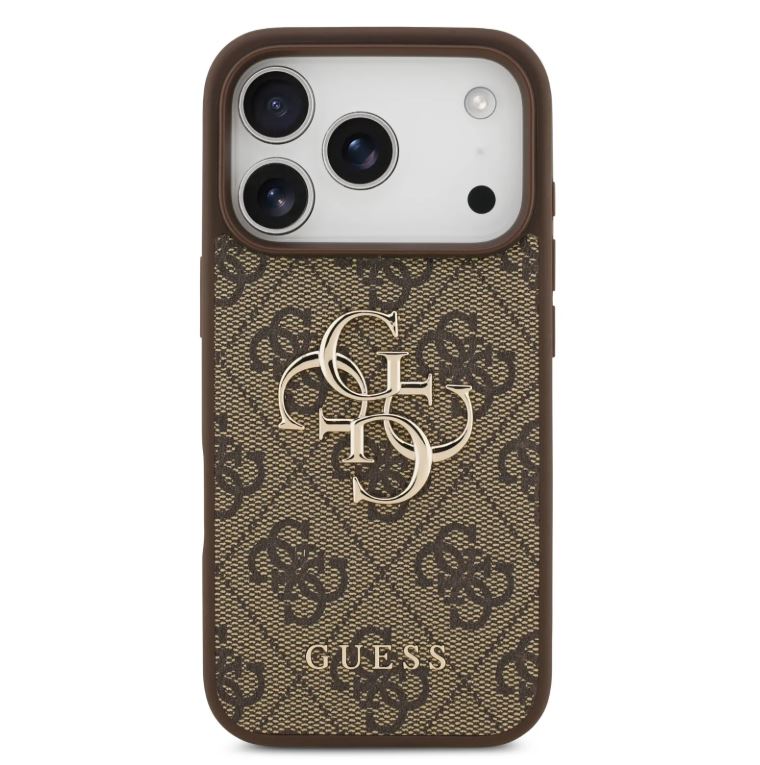 Guess MagSafe PU Leather Case With Big 4G & Classic Logo-iPhone 17 Pro Max
