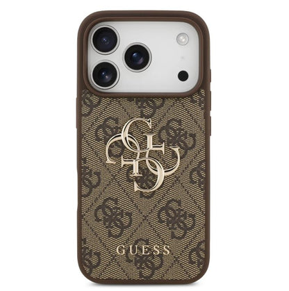Guess MagSafe PU Leather Case With Big 4G & Classic Logo-iPhone 17 Pro Max