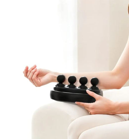 Porodo Lifestyle Power  Pulse 8-Head Massage Gun-Blac