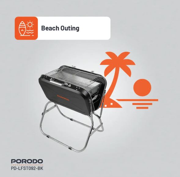 Porodo Lifestyle Portable Folding BBQ Grill