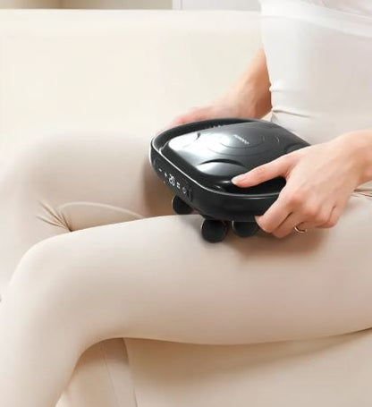 Porodo Lifestyle Power  Pulse 8-Head Massage Gun-Blac