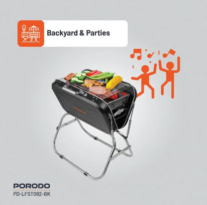 Porodo Lifestyle Portable Folding BBQ Grill