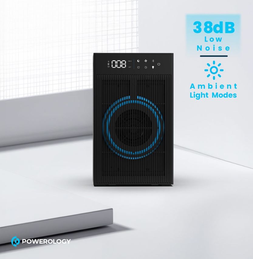 Powerology Smart Air Purifier - Black