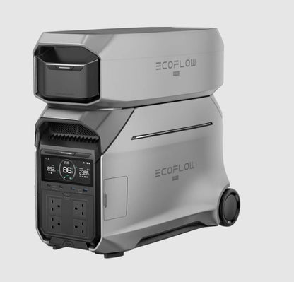 ECOFLOW DELTA Pro 3 Portable Power Station 4096Wh capacity 4000W output, X-Boost up to 6000W / Weight: 85kg.