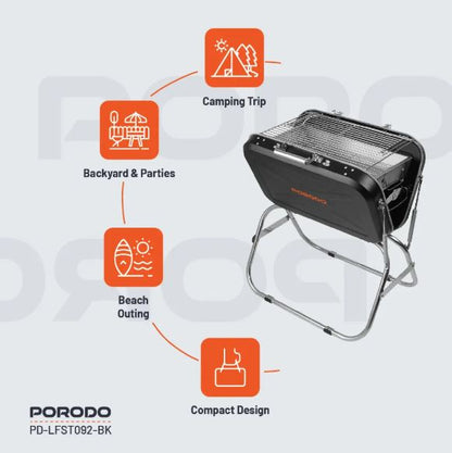 Porodo Lifestyle Portable Folding BBQ Grill