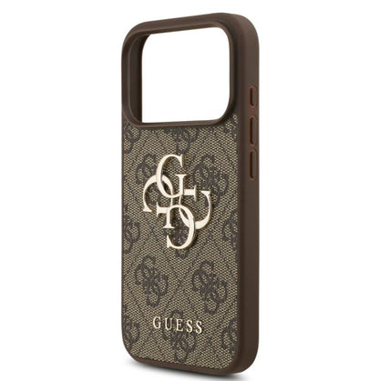 Guess MagSafe PU Leather Case With Big 4G & Classic Logo-iPhone 17 Pro Max