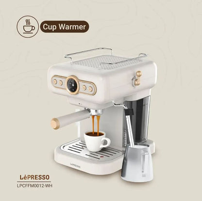 LePresso Retro Espresso Boiler Machine Gauge and Milk Steamer