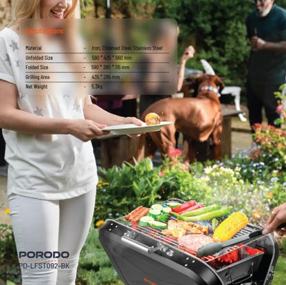 Porodo Lifestyle Portable Folding BBQ Grill