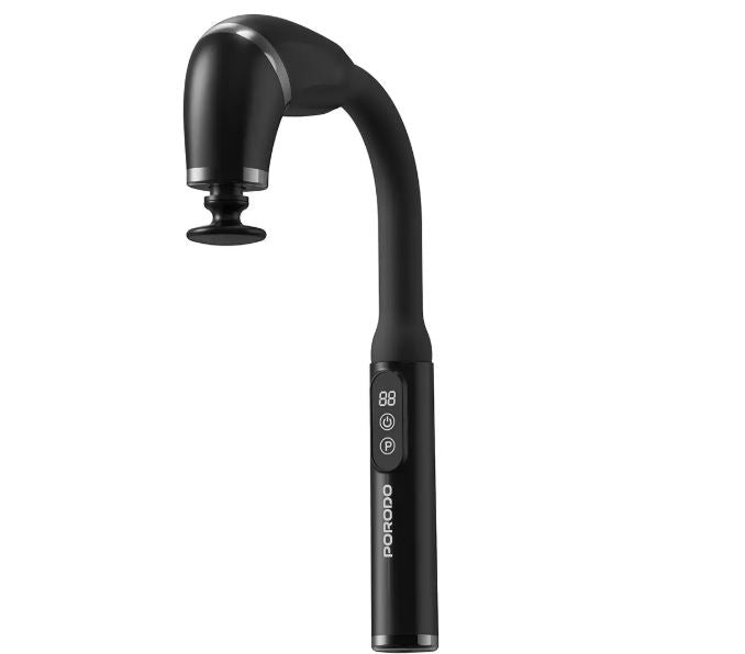 Porodo Lifestyle U-Shaped  Handle 4-Head Deep  Massager -Black