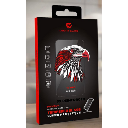 Liberty Guard Privacy Tempered Glass Screen Protector For Iphone 17 Pro