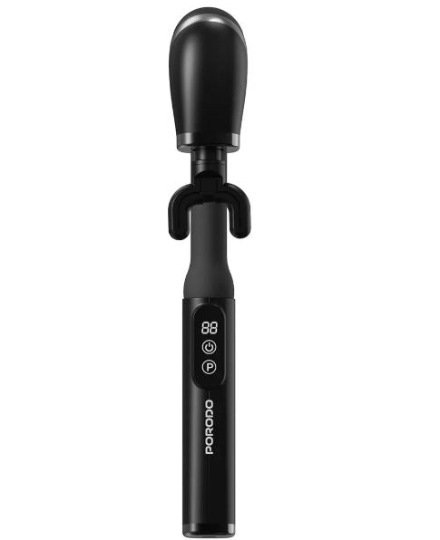 Porodo Lifestyle U-Shaped  Handle 4-Head Deep  Massager -Black