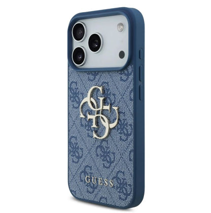 Guess MagSafe PU Leather Case With Big 4G & Classic Logo-iPhone 17 Pro