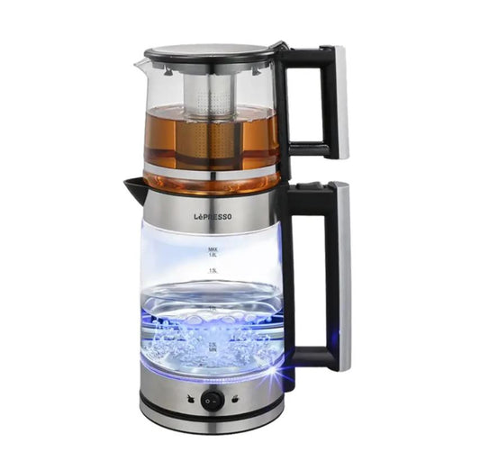 Lepresso Turkish Tea Glass Kettle