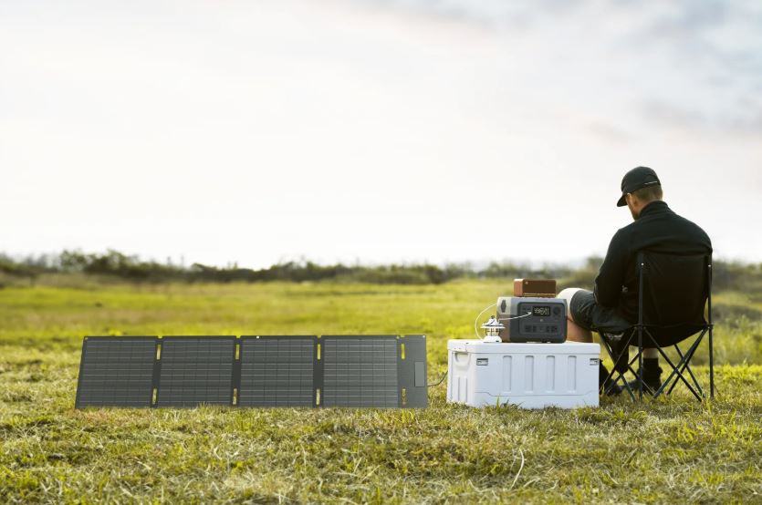 ECOFLOW 45W Portable Solar Panel, 25% High Conversion Efficiency