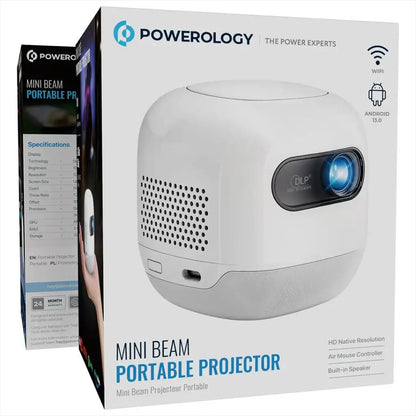 Powerology Mini Beam Portable Projector