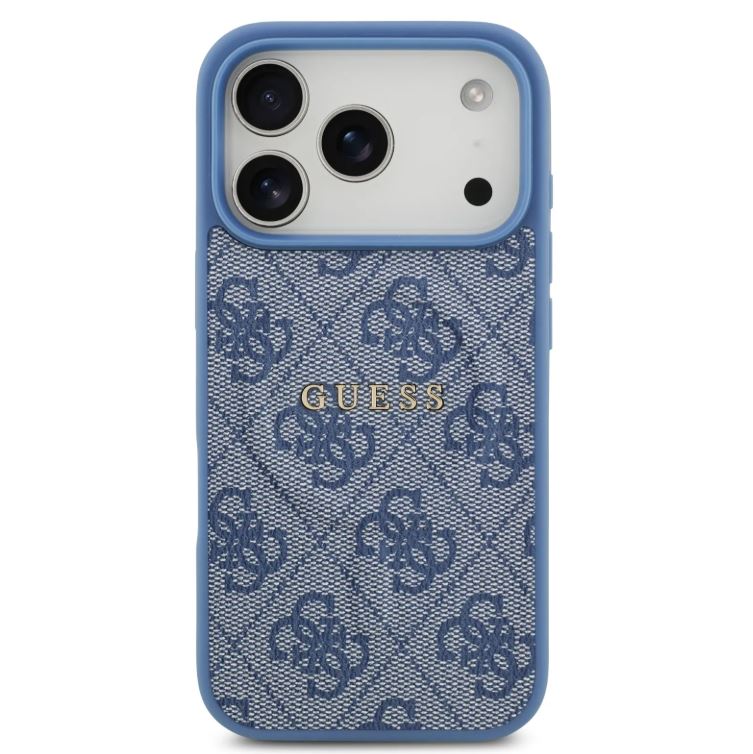 Guess MagSafe 4G PU Leather Case With Classic Logo-iPhone 17 Pro