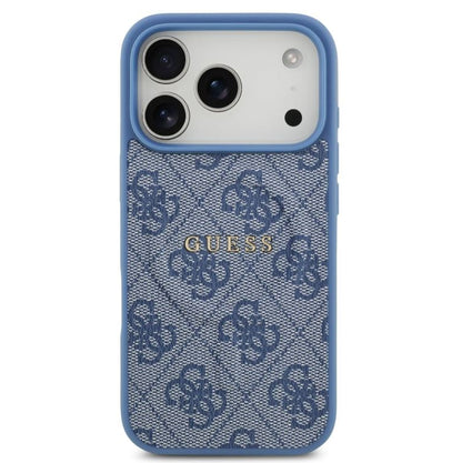 Guess MagSafe 4G PU Leather Case With Classic Logo-iPhone 17 Pro