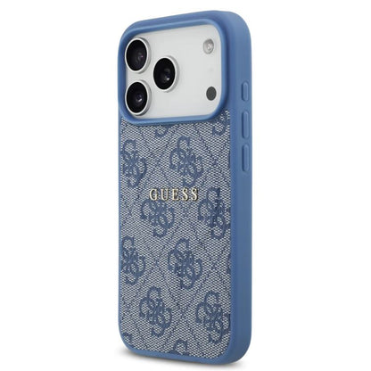 Guess MagSafe 4G PU Leather Case With Classic Logo-iPhone 17 Pro