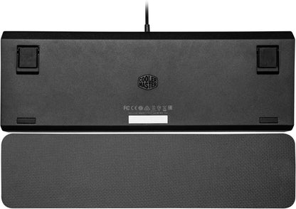 Cooler Master CK530 V2 Tenkeyless Gaming Mechanical Keyboard Red Switch with RGB Backlighting, On-The-Fly Controls, and Aluminum Top Plate, Arabic - English Layout, Black | CK-530-GKTR1