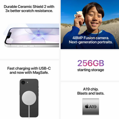 Apple iPhone 17E 256GB - 5G - Middle East Version – Black