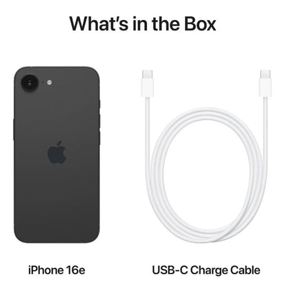 Apple iPhone 16e 256GB 5G Phone 6.1-inch – Black